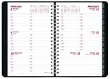 Brownline 2010 Weekly Planner Twin-Wire, Black, 6 x 3.5 Inches (CB100J.BLK)