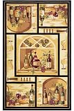 Wine Cellar Rug 5'3x8'3 Gold