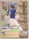 Roger Cedeno Signed Autographed Baseball Card Dodgers