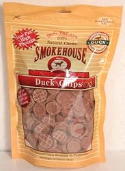 Smokehouse 100-Percent Natural Duck Chips Dog Treats, 16-Ounce