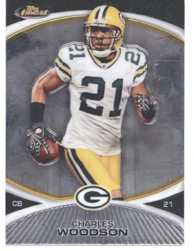 2010 Topps Finest Football Card #11 Charles Woodson Green Bay Packers