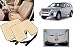 Auto Pearl - Premium Quality Car Seat Rest Cushion Beige Set of 2Pcs For - Isuzu MU 7 RS.1499.00