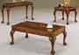 4 Pc Brown (2) End Tables, Coffee Table & Sofa Table
