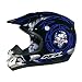 AFX FX-35Y Youth Skull Motocross Helmet Blue S