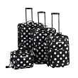 Rockland 4-pc. Luggage Set - Black Dot