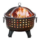 IMAGE OF Landmann 26360 Garden Lights Savannah Firepit Antique Bronze Finish