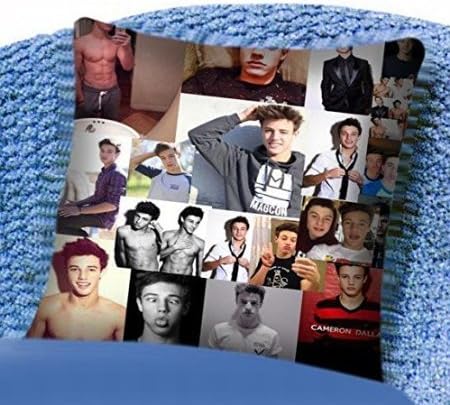 Custom Cameron Dalla Zippered Pillow Cases 18''x18'' (Two Sides)