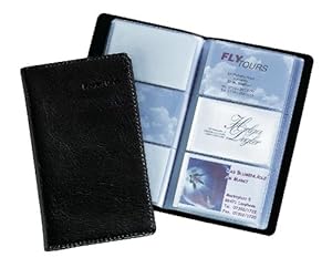 Sigel VZ171 Porte cartes de visite Imitation cuir 20 pochettes