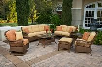 Big Sale 4pc Veranda Resin Wicker Outdoor Seating Set Patio Furniture