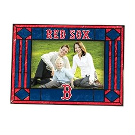 Boston Red Sox Art Glass Horizontal Frame