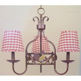 Rooster Country Chandelier by Hampton Bay
