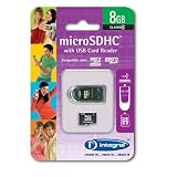 Integral Flash Memory 8GB Micro SDHC Class 4 Card Without SD Adapter & USB Reader