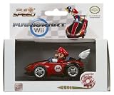 Mario Kart - Mario Figure on the Wild Wing Pull Back Action 4" CarIMAGE