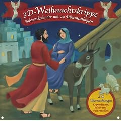 3 D Weihnachtskrippe: Adventskalender mit 24 �berraschungen