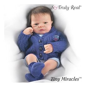 Tiny Miracles Open Eye Charlie Miniature Realistic Baby Boy Doll