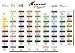 Tarrago Color Charts for Shoe Polishes & Creams, Shoe Dyes (Leather & Suede), Quick Color Dye Kits and Coloring Creams.