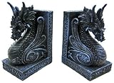 Gothic Dragon Bookends Midieval Book Ends Evil Medieval