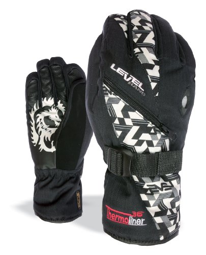 LEVEL Kinder Handschuh Dragon, Black, 5/S Preisvergleich