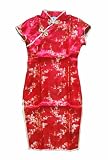 Flowers angel mini qipao