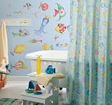 RoomMates RMK1179SCS Sea Creatures Peel and Stick Appliques