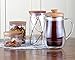 Osaka Cafetiere 6 Cup (27 oz) Double-Walled Borosilicate Glass, Coffee and Tea French Press, with Wood Lid 