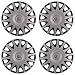 ALPLINE WC08 Clip Lock Silver Wheel Cover (Set of 4, 12 Inch) RS.830.00