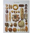 Bread ~ Les Pains, French Assortment Poster on Heavy Card Stock