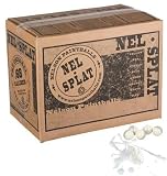 Sporting Goods : Nelson Nelsplat Paintballs - 2000 Rounds - White Shell / White Fill