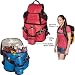 Deluxe Beach Bag - Insulated Backpack w/ One-Liter Detachable Water Duffel