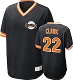 San Francisco Giants Will Clark #22 Nike Black Cooperstown V-Neck Player Jersey