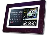 Hannspree SD8073MR 8-Inch LCD 256 MB SD/SDHD/MMC/MS-Pro/MS/XD/CF USB 2.0 Digital Photo Frame with MP3 and Video Player (Burgundy)