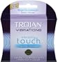 Trojan Vibrations Vibrating Touch Fingertip Massager and 1 Premium Latex Condom