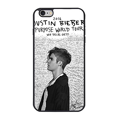 Justin Bieber iPhone 6 plus Case,Justin Bieber Cell Phone Case for iPhone 6 plus/6s plus 5.5" TPU Case