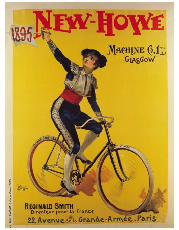 Cycles News Howe Giclee Poster Print by PAL (Jean de Paleologue) , 28x36