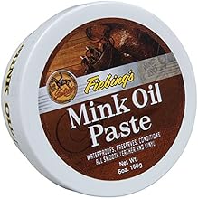 Fiebing's Mink Oil Paste, 6 Oz. - For Smooth Leather and Vinyl