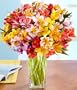 Flowers - Peruvian Lilies Flowers with Vase
