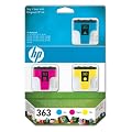 HP 363 Multipack - Cartouche d'impression - 1 x jaune, cyan, magenta - bo�tier rigide