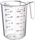 Update International (MEA-25PC) 1 Cup Plastic Measuring Cup