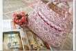 Shabby chic Rose stocking bag F