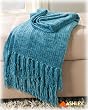 Grafton Turquoise Chenille Sofa Throw Blanket By Ashley Furniture