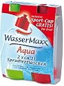 Wassermaxx PET Flasche  - 2 x 1 Liter - schwarz