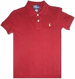 Boy's Polo By Ralph Lauren Short Sleeve Polo Shirt Maroon Size 6