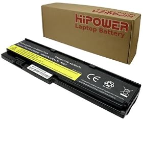 Click here to buy Hipower 6 Cell Laptop Battery For IBM Lenovo Thinkpad 2023, 2024, 42T4534, 42T4535, 42T4536, 42T4537, 42T4538, 42T4646,....