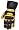 NEW MENS MOTORCYCLE BIKE KEVLAR LEATHER Yellow GLOVES M