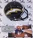 Charlie Joiner Autographed/Hand Signed San Diego Chargers Navy Mini Helmet with HOF 96 Inscription
