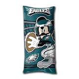 BSS - Philadelphia Eagles NFL Mickey Folded Body Pillow (18in x 36in)