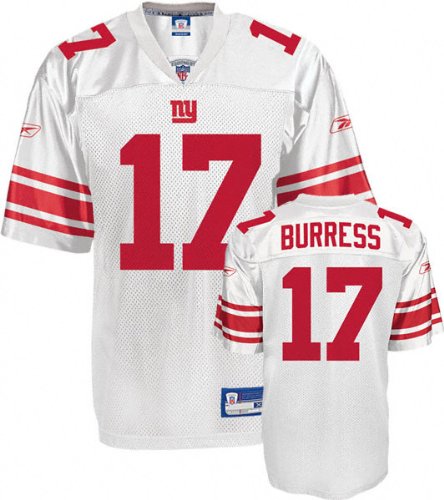 Plaxico Burress White Reebok NFL Replica New York Giants Youth Jersey - Small (8)