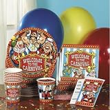 Carnival Party Tableware and Invitation Set