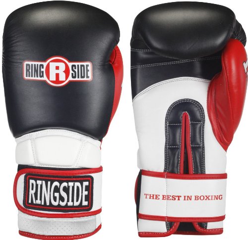 Ringside Pro Style IMF Tech Training Gloves - 14 oz - Black/White/Red
