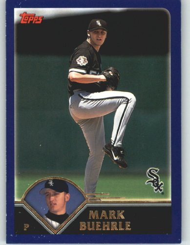 2003 Topps # 47 Mark Buehrle Chicago White Sox Baseball Card In Protective Screwdown Case